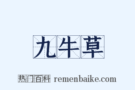 九牛草是什么意思的图片